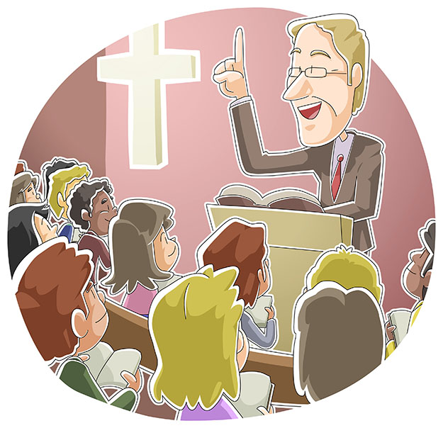 Children at Bible study in large class