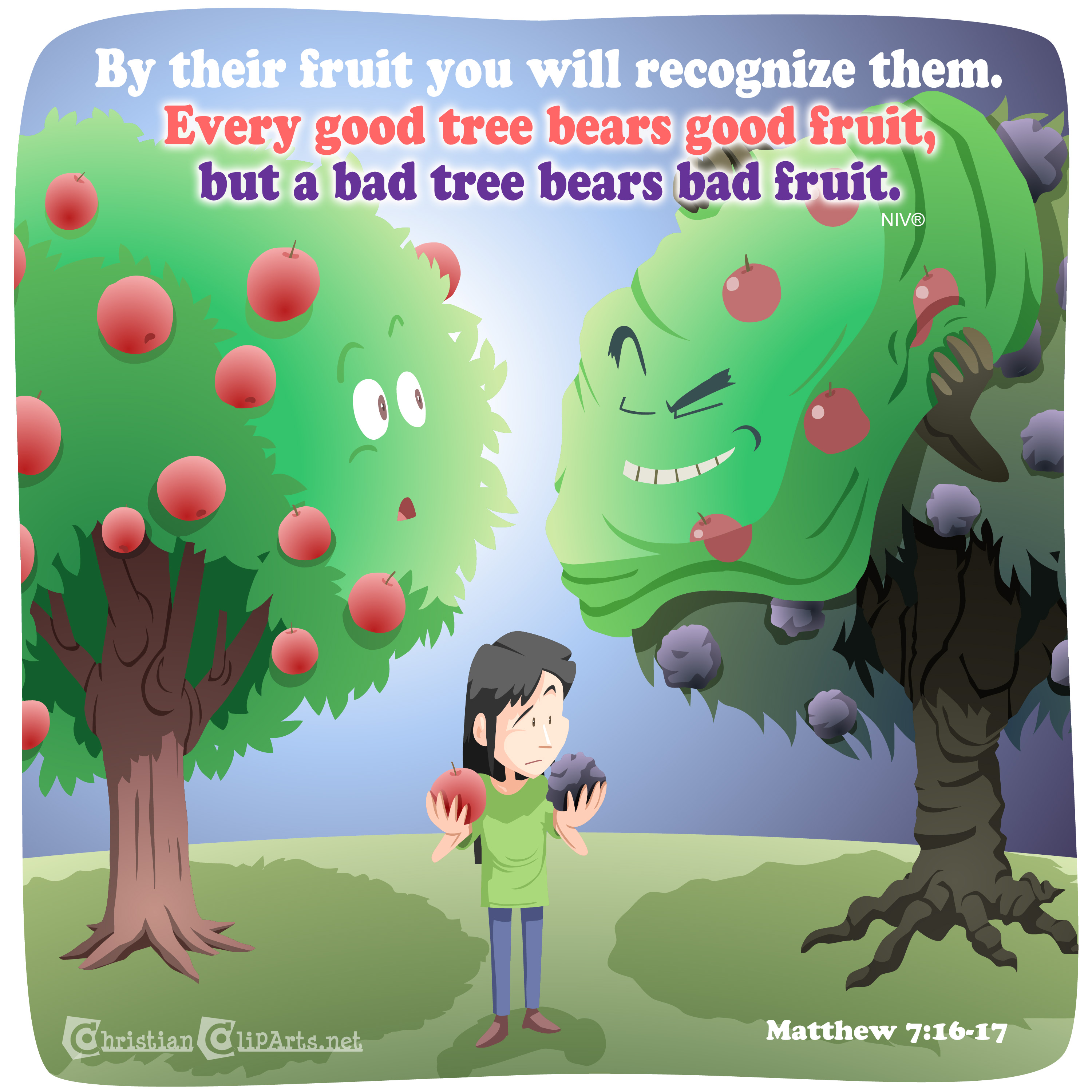 Good tree bears good fruit