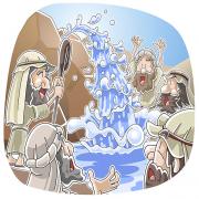 Water from the rock at Horeb